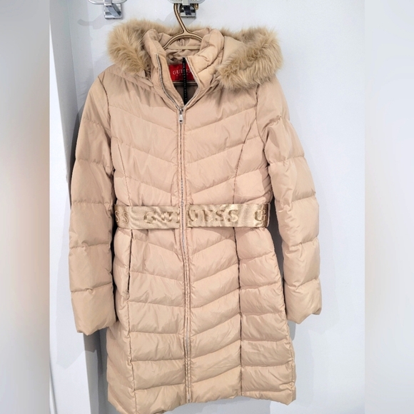 GUESS Real down winter Jacket-Medium - Picture 1 of 5